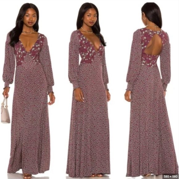 FREE PEOPLE LOVE STORY MAXI DRESS - Picture 1 of 3